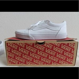 Vans White Low Tops